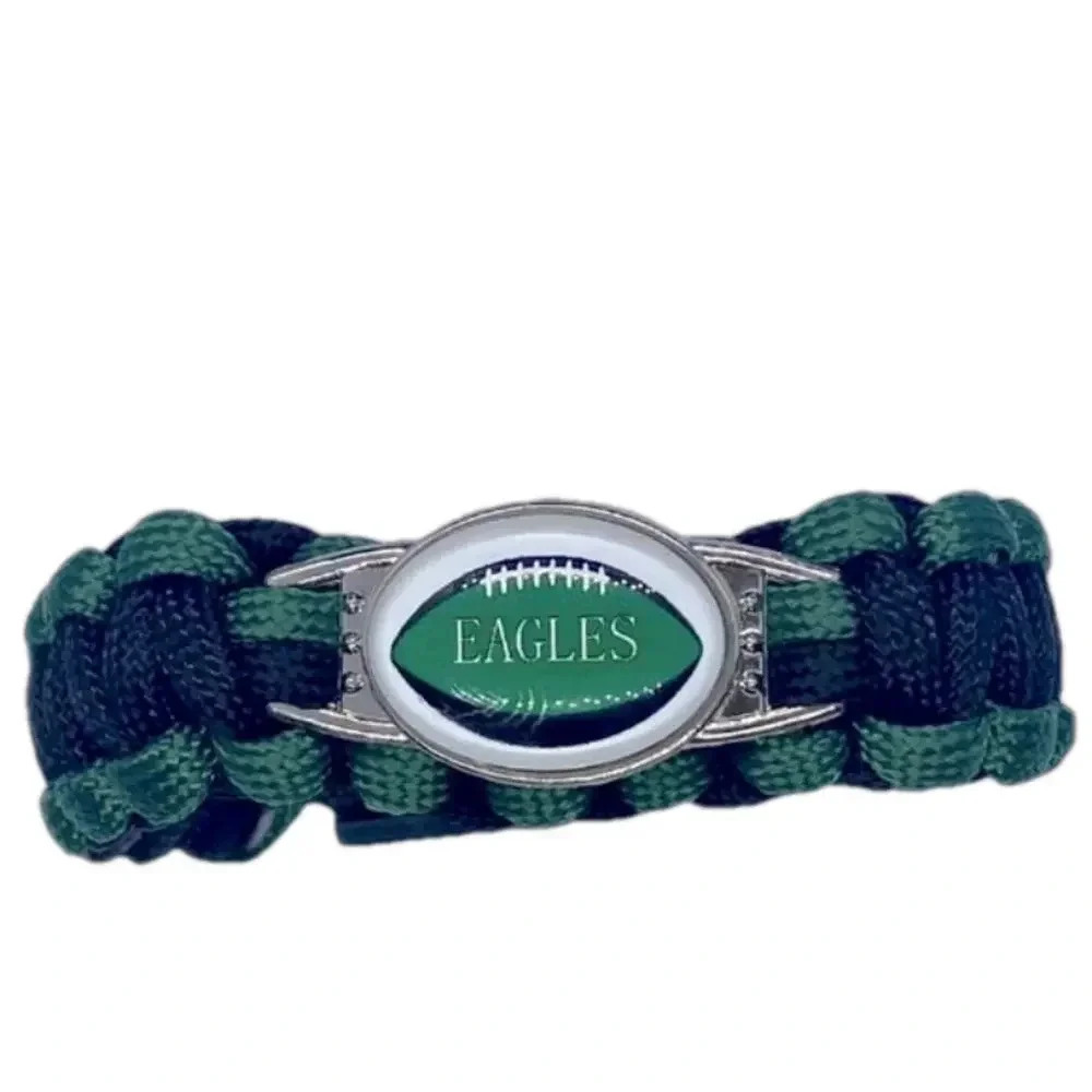 New Philadelphia Eagles paracord bracelet green black Fly Eagles Fly eagles fan‎